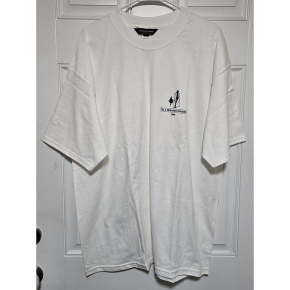 The J. Peterman Company Shirt Vtg 1998 Mens‎ Size XL White Excellent!